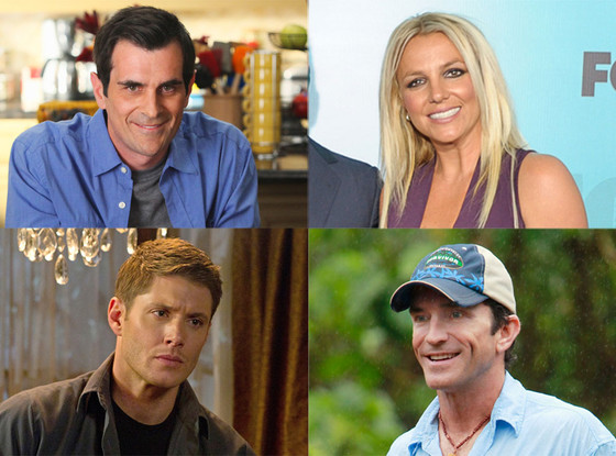 Ty Burrell, Modern Family, Jensen Ackles, Supernatural, Britney Spears, The X Factor, Jeff Probst, Survivor Ty Burrell, Modern Family, Jensen Ackles, Supernatural, Britney Spears, The X Factor, Jeff Probst, Survivor